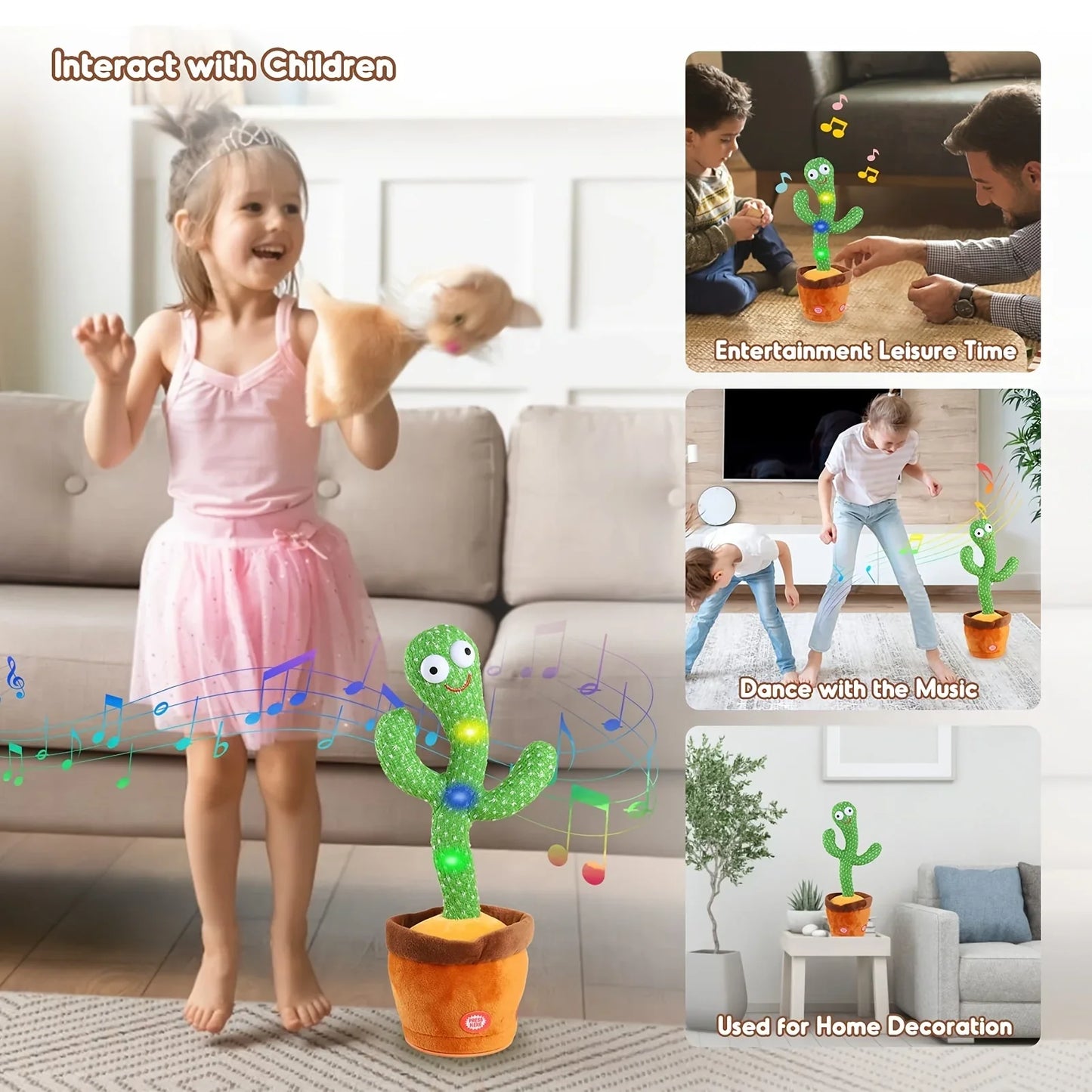 VENDORA™-Cacto Dancing Cactus Plush Toy