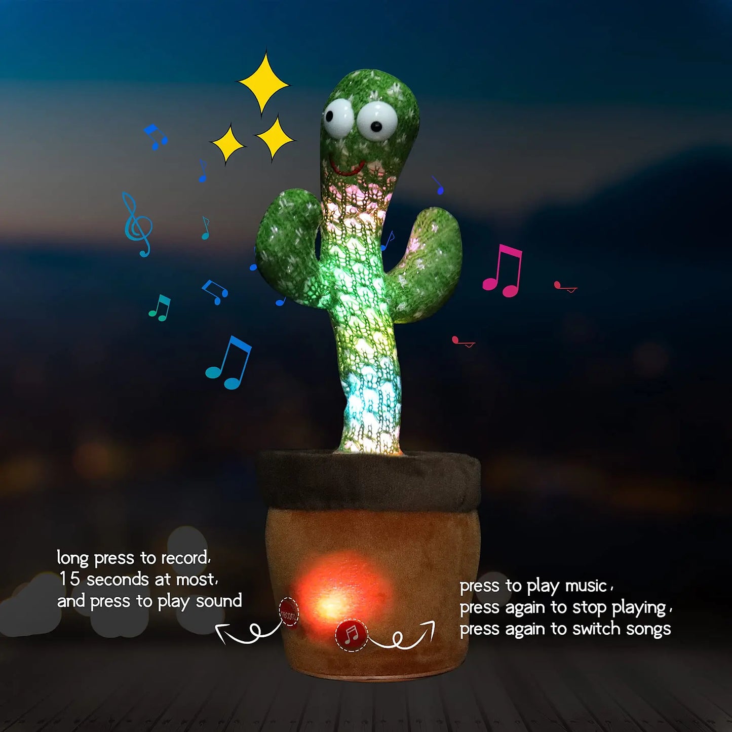 VENDORA™-Cacto Dancing Cactus Plush Toy