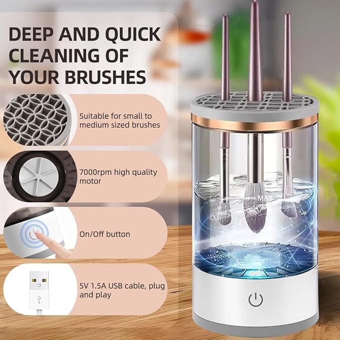 VENDORA™-Electric Makeup Brush Cleaner