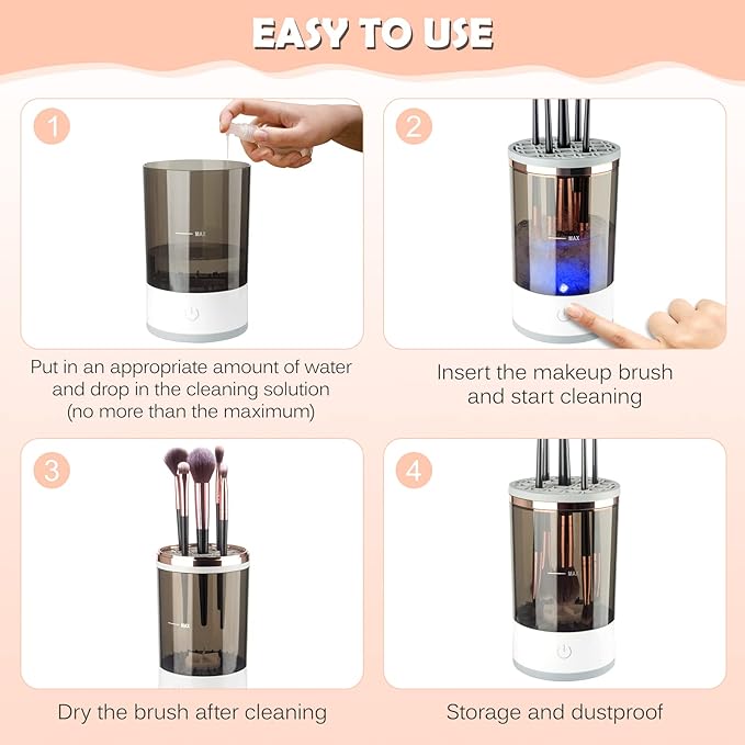 VENDORA™-Electric Makeup Brush Cleaner