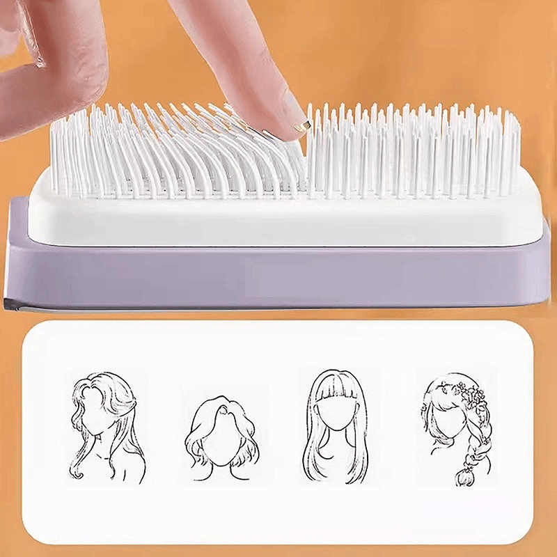 VENDORA™-SELF CLEANING HAIR COMB (IMPORTED)